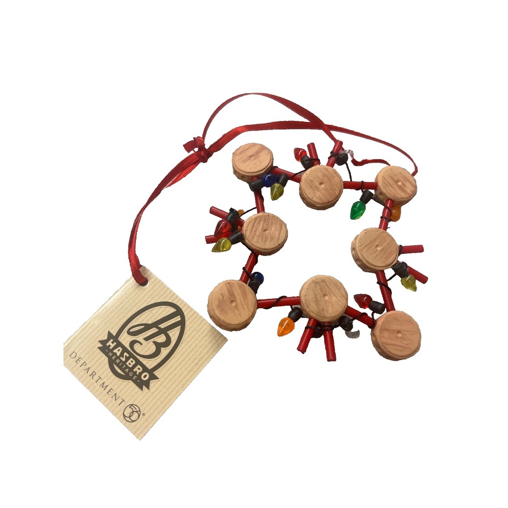 hasbro department 56 christman wreath tree hanging ornament new with tags